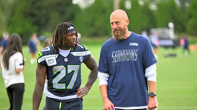 Emanuel Wilson takes part in practice