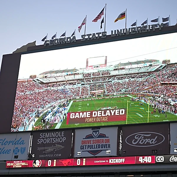 Florida State and SMU to play with limited technology after outage. What's missing?