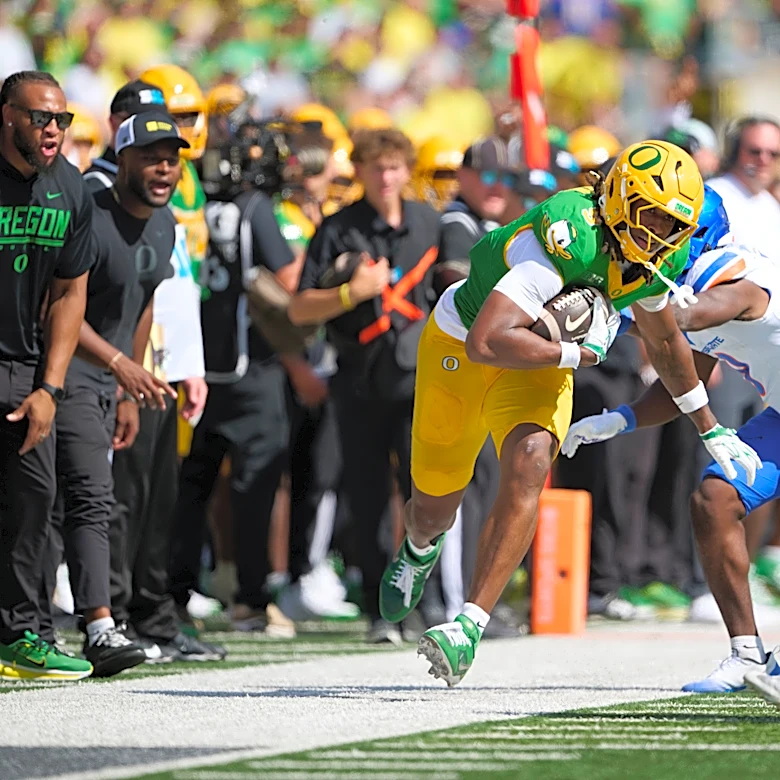 Reshuffled college football rankings see Oregon tumble, LSU rise in US LBM Coaches Poll