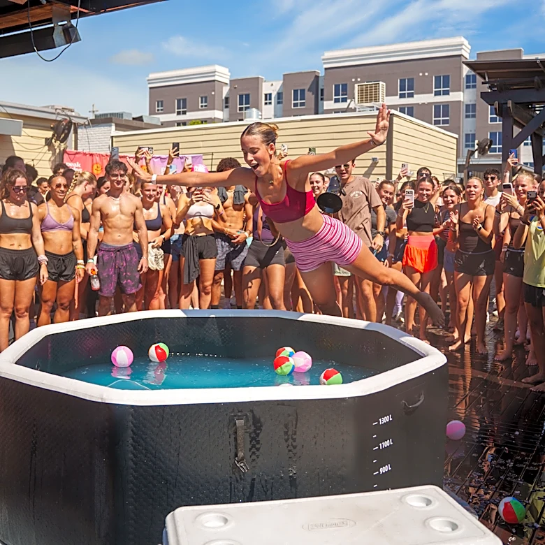 A frat threw a 'wellness darty.' Why is the internet angry?