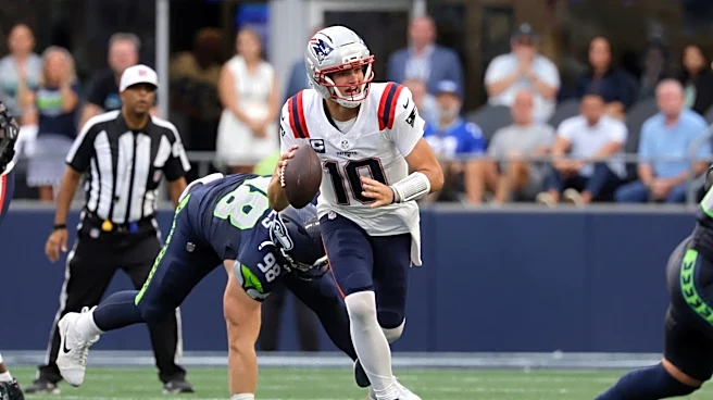 Drake Maye struggles in Super Bowl rematch