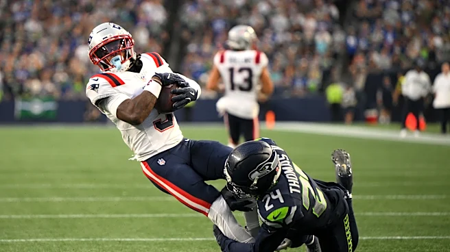 DeMario Douglas targeted seven times on Wednesday night