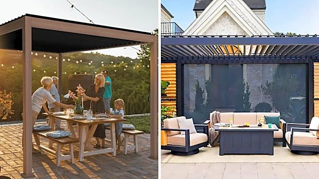 This backyard trend starts with a pergola, but doesn't end there