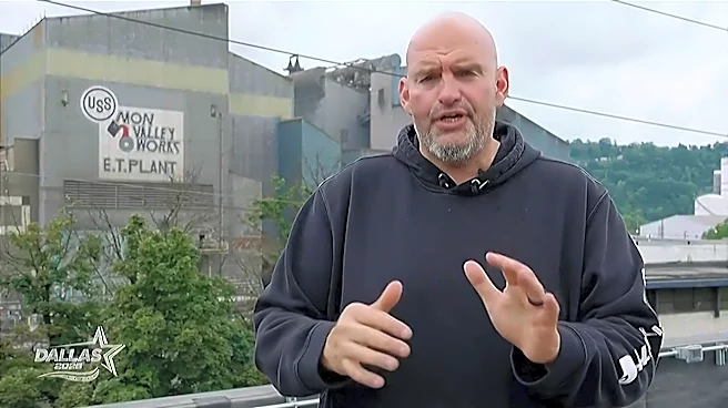 Fetterman vows to work with Trump on steel at Republican conference