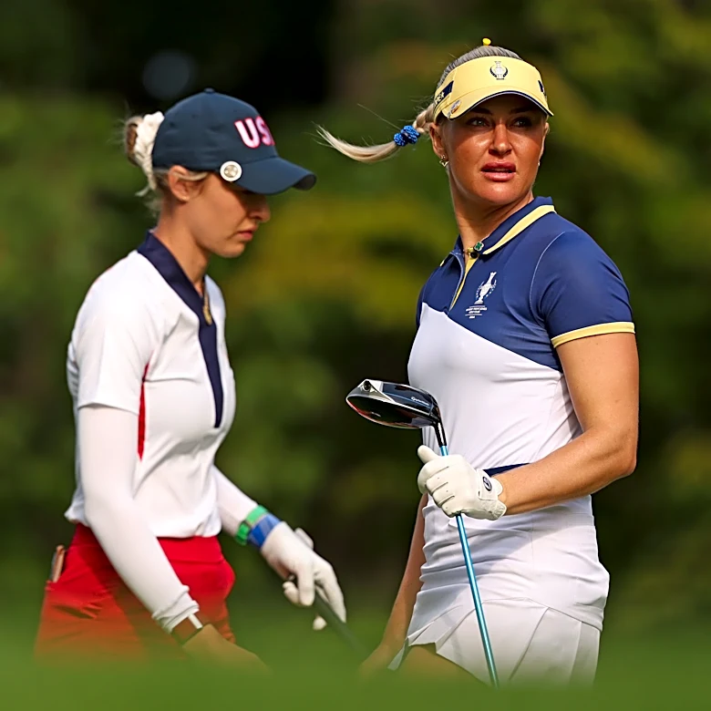 Nelly Korda vs. Charley Hull leads 2026 Solheim Cup Friday foursomes