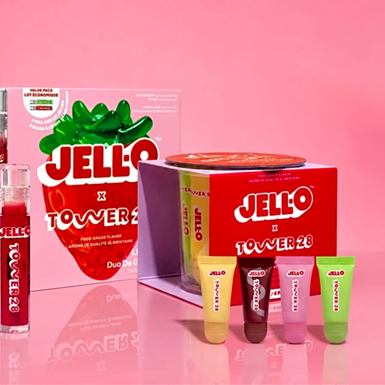 Tower 28 turns iconic JELL-O flavors into lip products