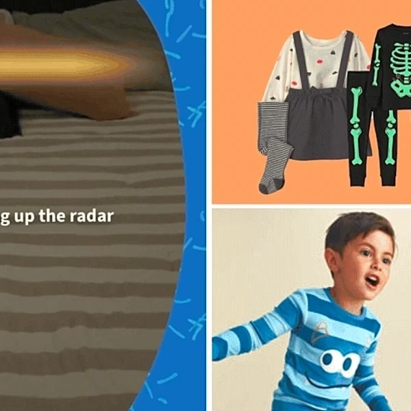 The cutest Halloween pajamas at Carter's come with an interactive monster scanner