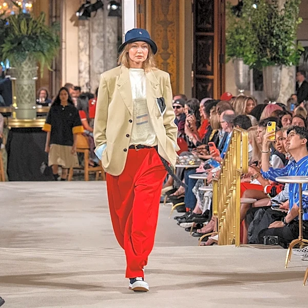 Gigi Hadid, Romeo Beckham hit the runway at star-studded Tommy Hilfiger fashion show