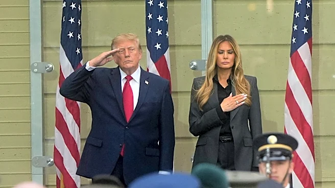 Trump's busy week featured a Melania appearance and son by his side