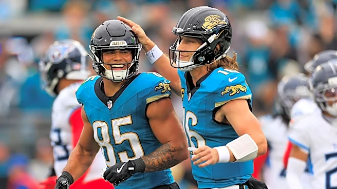 Brenton Strange scores TD in opener
