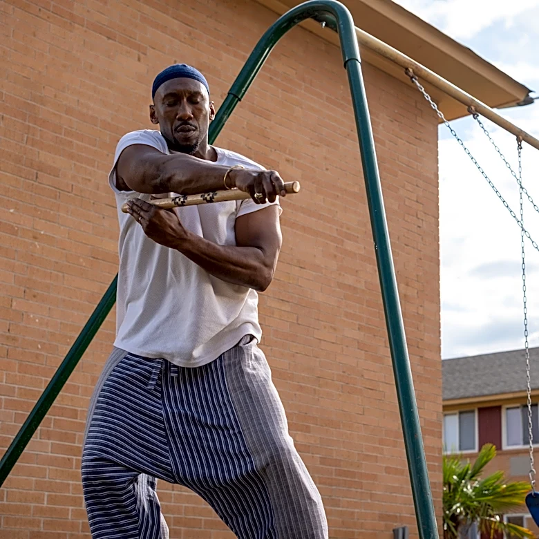 Mahershala Ali finally puts his 'Blade' training to use in 'Your Mother'