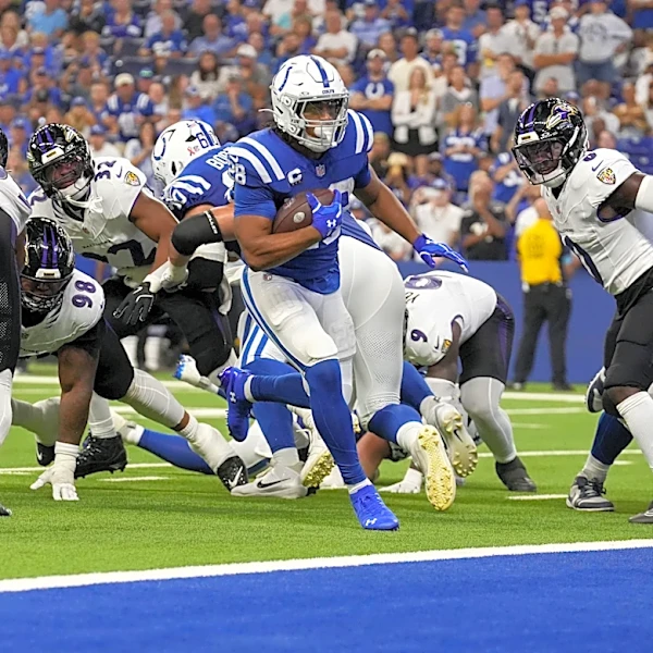 Jonathan Taylor leaves his mark on Baltimore in Week 1 loss
