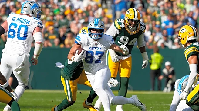 Sam LaPorta opens with five receptions