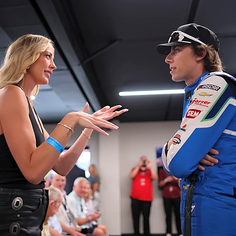 Sophie Cunningham pit road reporter? WNBA star embraces day at NASCAR race