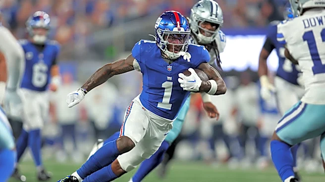 Six receptions in return for Malik Nabers