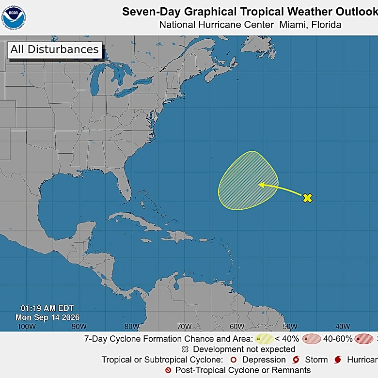 Forecasters tracking new disturbance in the Atlantic. Will it develop?