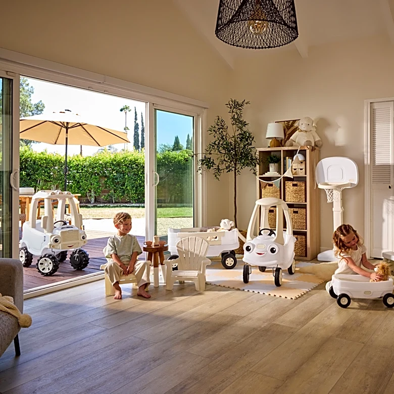 New Little Tikes collection goes beige. Not everyone's playing along