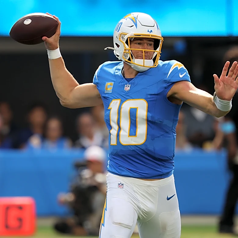 Justin Herbert throws one TD, one INT in Week 1
