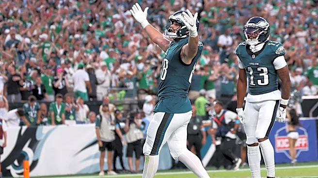 Dallas Goedert hauls in a pair of touchdowns in Week 1