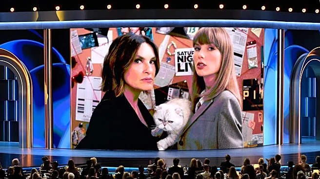 Taylor Swift joins Mariska Hargitay in mock 'SVU' skit during Emmys