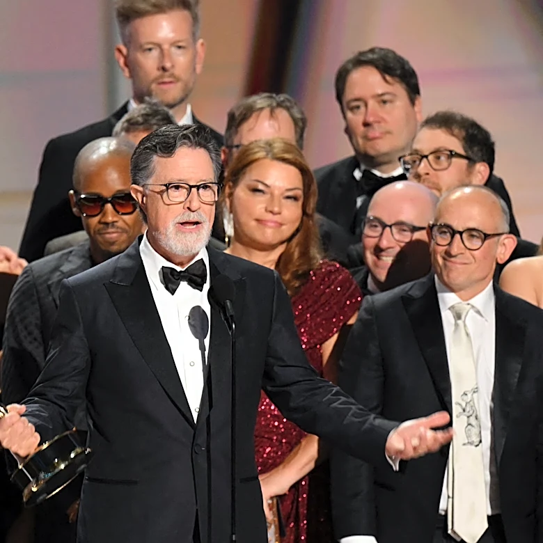 Stephen Colbert gets last laugh with ‘Late Show’ Emmy win after Trump attacks