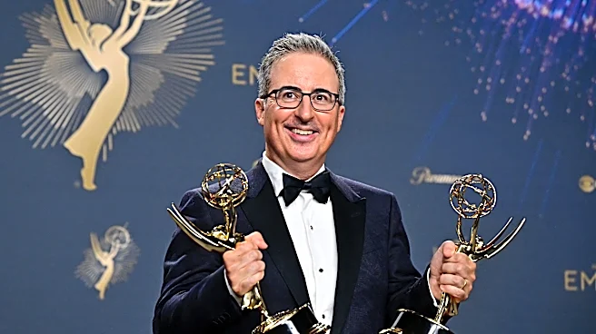 John Oliver reveals why he keeps his 23 Emmy trophies away from his children