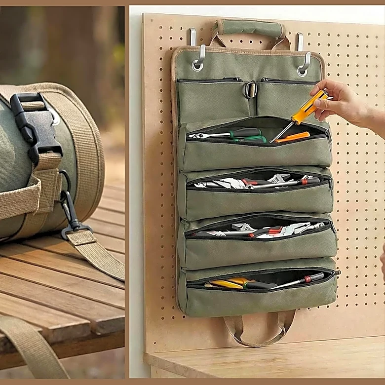 This clever roll-up tool organizer is 50% off ahead of October Prime Day