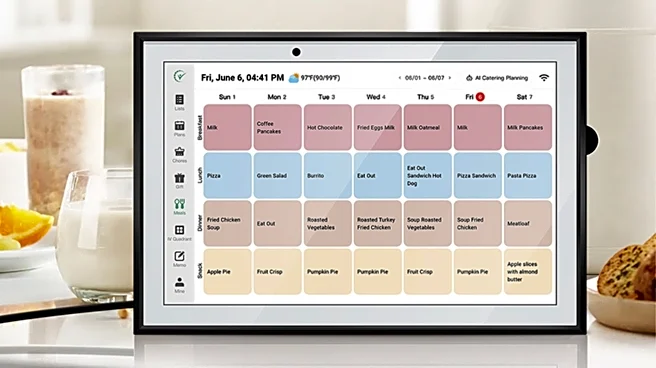 Streamline your family schedule effortlessly with this smart display