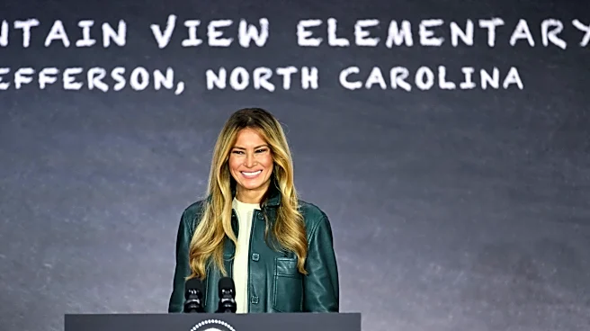 Melania Trump gifts AI tools to NC students amid growing industry concerns