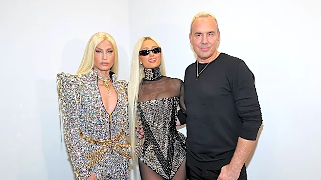 Paris Hilton stuns in sparkling look to close The Blonds anniversary show