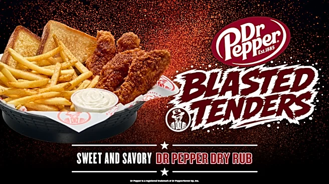 Dr Pepper-flavored chicken? It's a thing at this fast casual chain