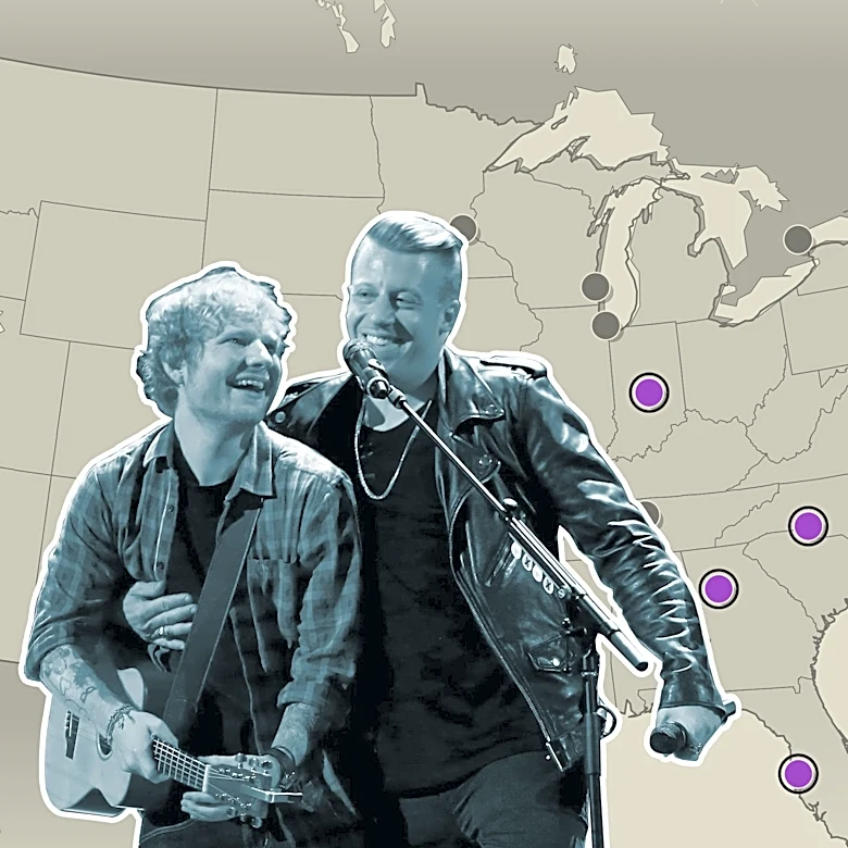 Mapping Ed Sheeran's remaining tour dates after Macklemore fallout