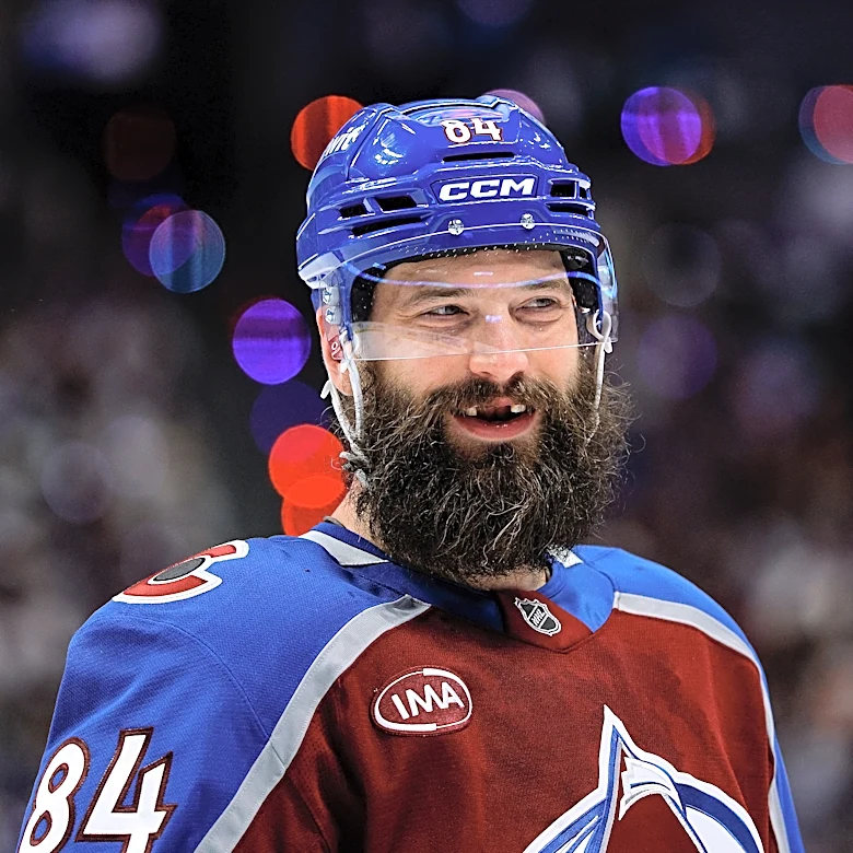 Brent Burns' famed beard has a different look this season