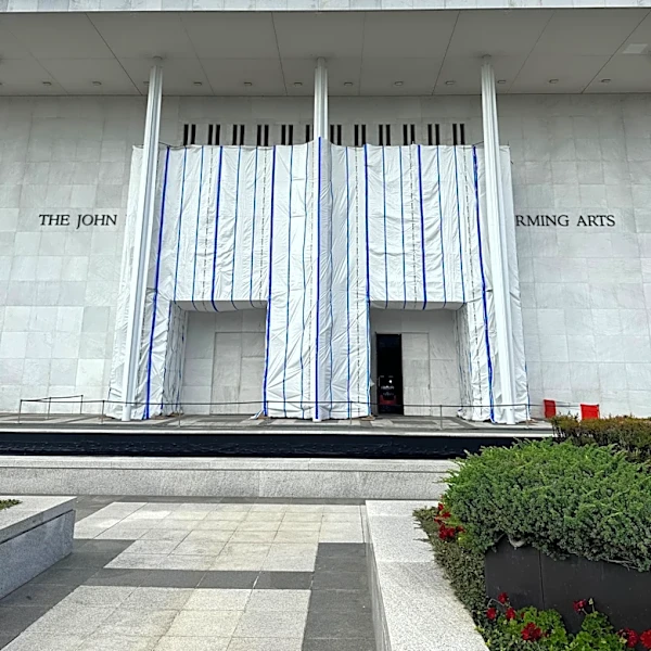 What we saw outside the Kennedy Center after board votes to close venue