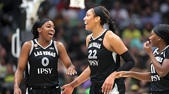 Jackie Young, A'ja Wilson have record nights in Las Vegas Aces win