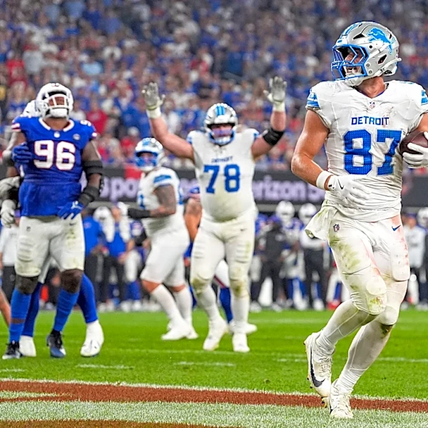 Buffalo struggles to cover Sam LaPorta on Thursday night