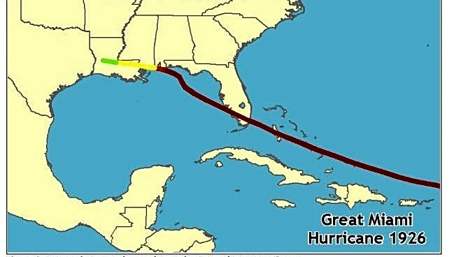The true story of the 'Great Miami Hurricane' echoes 100 years later
