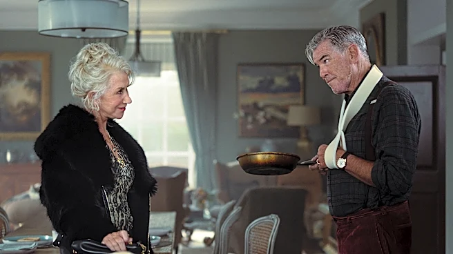 Pierce Brosnan, Helen Mirren on 'MobLand' cursing, drama and loving Tom Hardy. Really