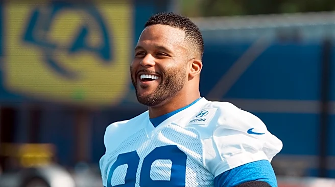 Will Aaron Donald play for Rams against Giants? 'That's the plan,' he says