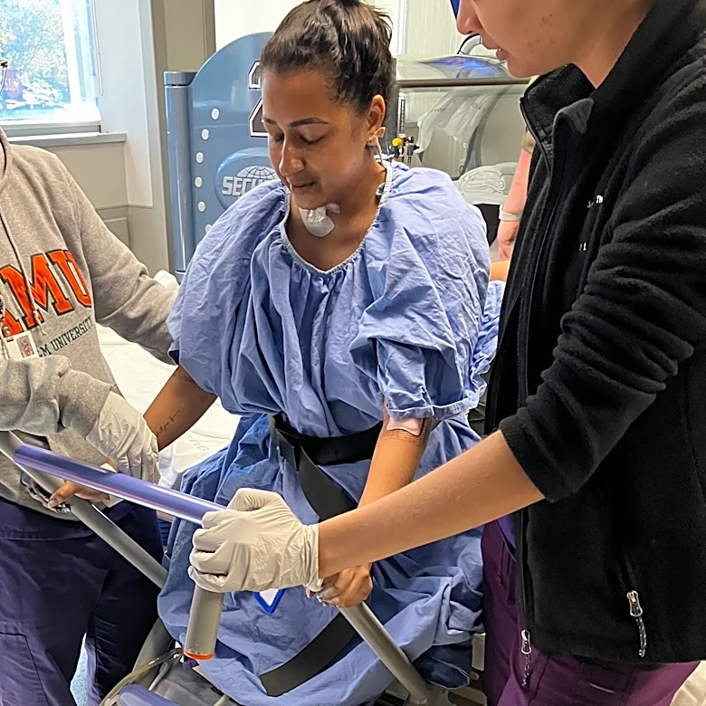 She went into septic shock and needed partial foot amputations. What she wants you to know