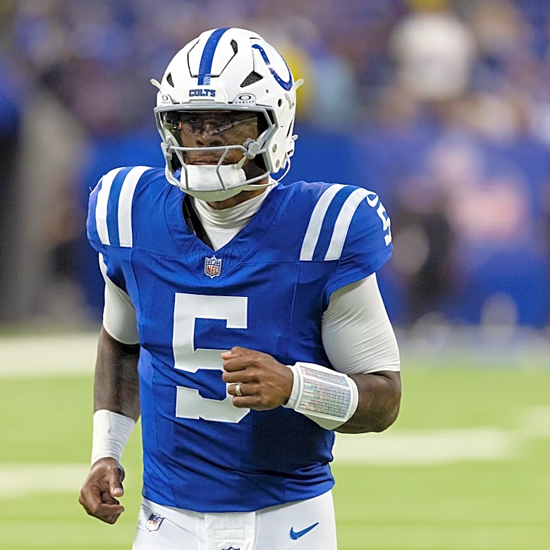 Anthony Richardson will serve as backup