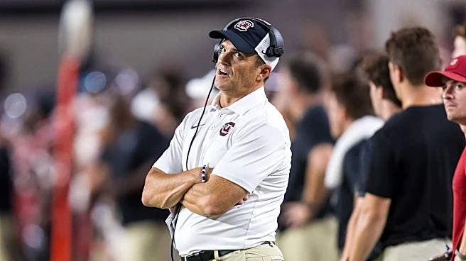 South Carolina fans chant 'Fire Beamer' after collapse vs Mississippi State