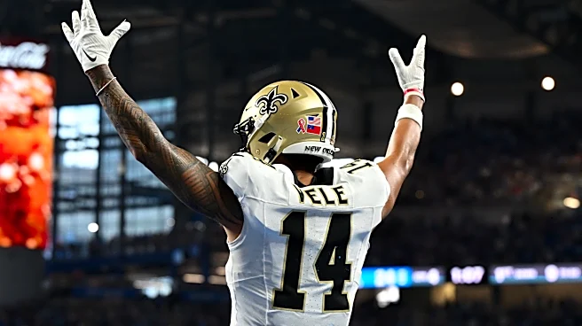 Five receptions for Devaughn Vele