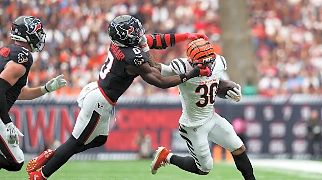 Chase Brown gains 80 yards on ground in Week 2 against Texans