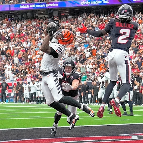 Ja’Marr Chase finds the end zone twice against Texans in Week 2