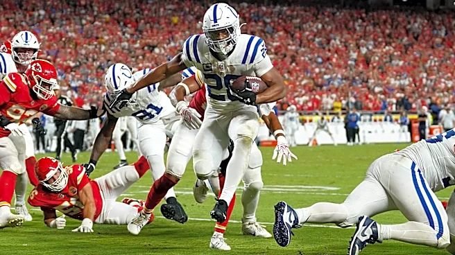 Jonathan Taylor runs for two scores on Sunday night