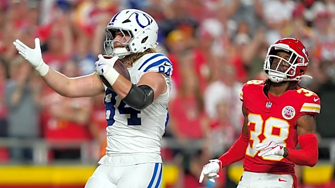 Tyler Warren reels in a short touchdown in KC