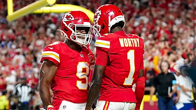Xavier Worthy visits the end zone on Sunday Night Football