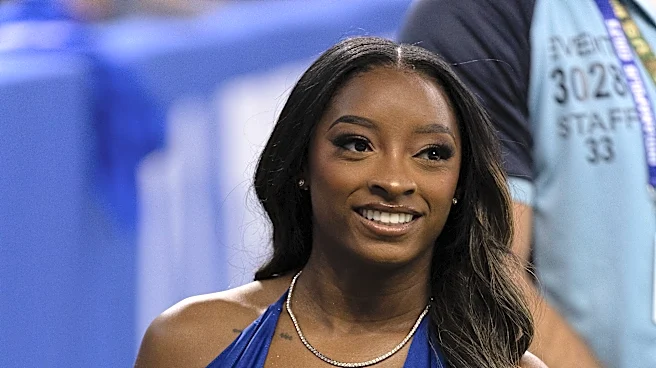 Simone Biles swaps custom dress for cozy game day fit at home: 'Sorry'
