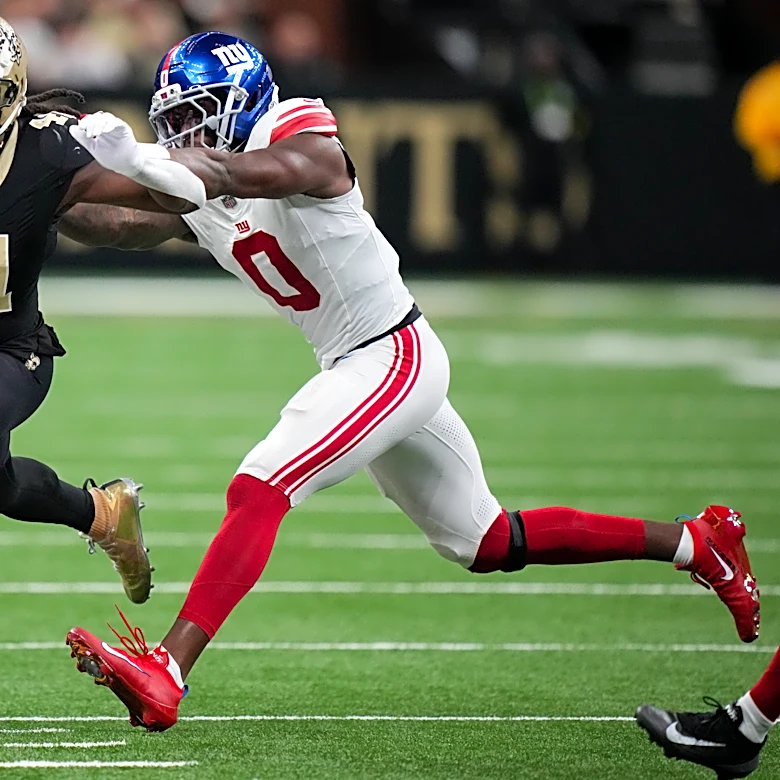 Brian Burns suffers ankle injury late on MNF